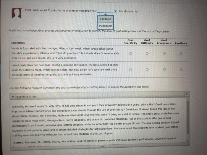 3. Process perspectives on motivation (Connect,