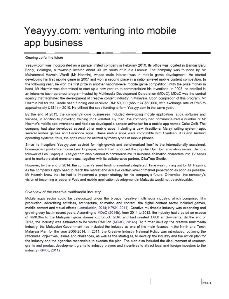 Yeayyy.com: venturing into mobile app business