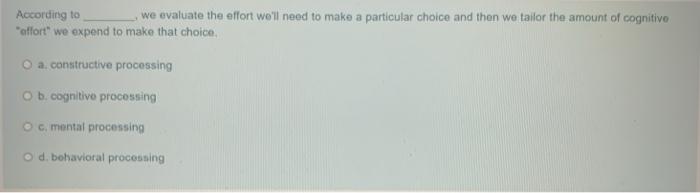 According to we evaluate the effort we'll need to