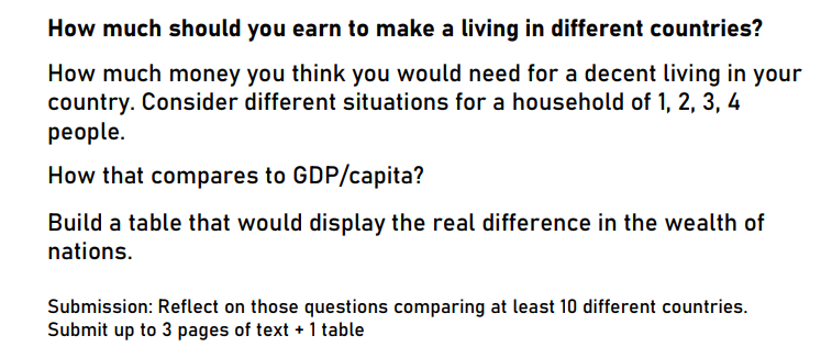 How much should you earn to make a living in