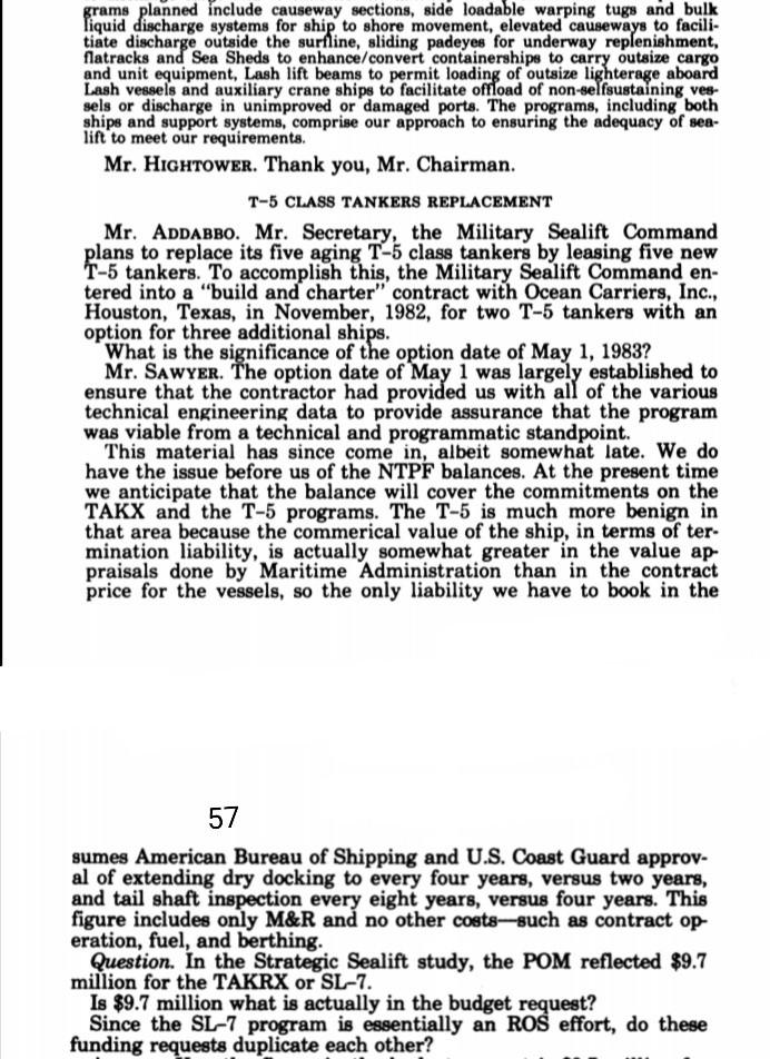 grams planned include causeway sections, side