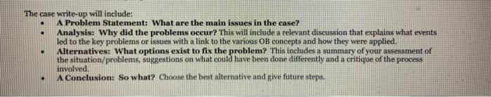 micro organization behaviour case study The case