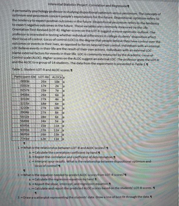 please please help me!! Inferential Statistics