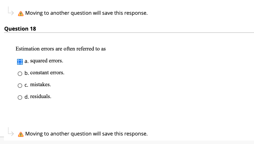 A Moving to another question will save this