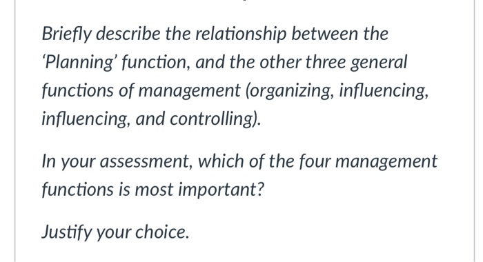 Briefly describe the relationship between the