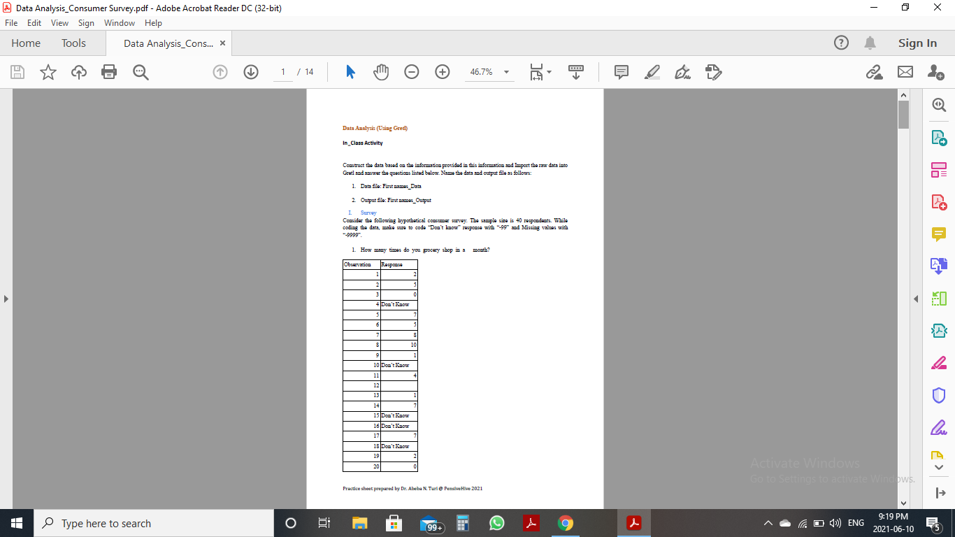 - A Data Analysis Consumer Survey.pdf - Adobe