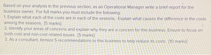 Based on your analysis in the previous section,