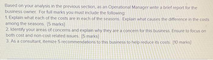 Based on your analysis in the previous section,