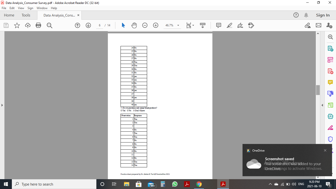 - A Data Analysis Consumer Survey.pdf - Adobe