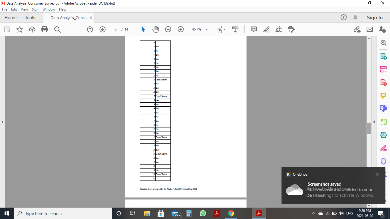 - A Data Analysis Consumer Survey.pdf - Adobe