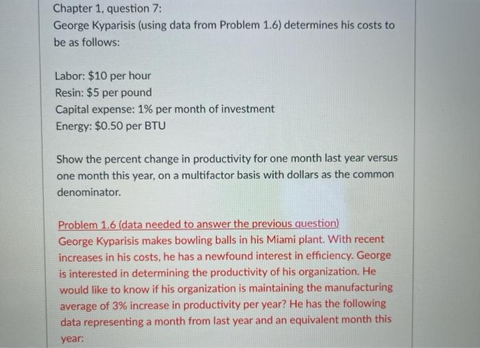 Chapter 1, question 7: George Kyparisis (using