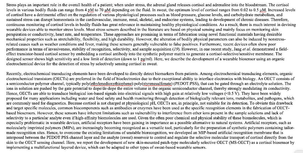 1) Write a paragraph summarizing the article