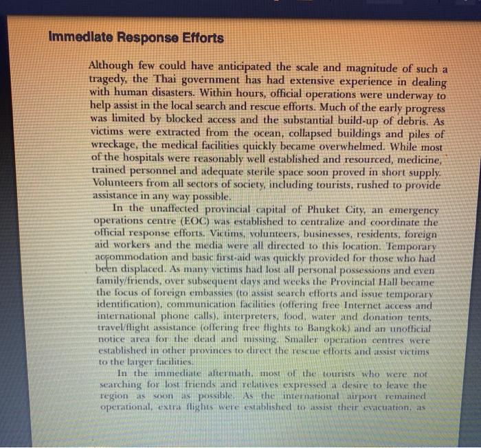 Write a reflective summary of the case study,