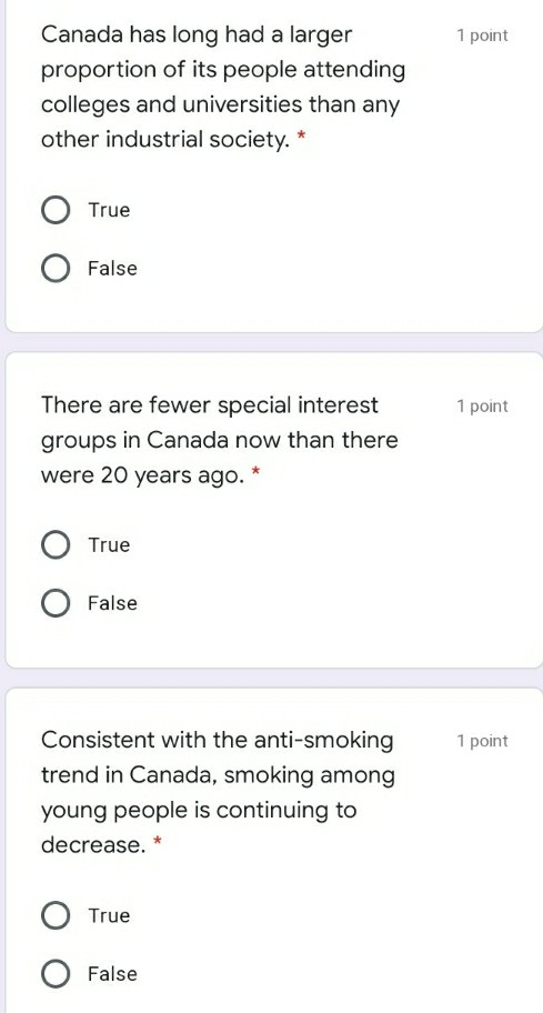 i need it asap 1 point Canada has long had a