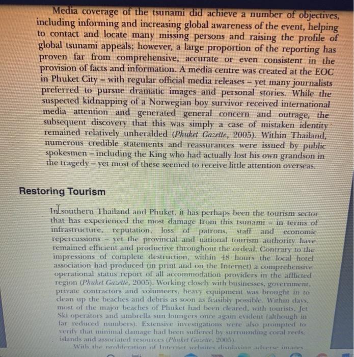 Write a reflective summary of the case study,