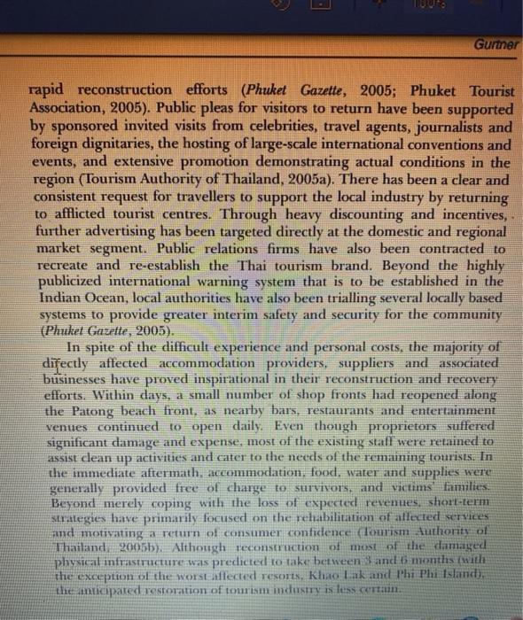 Write a reflective summary of the case study,