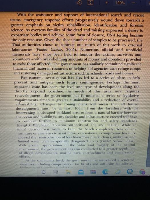 Write a reflective summary of the case study,