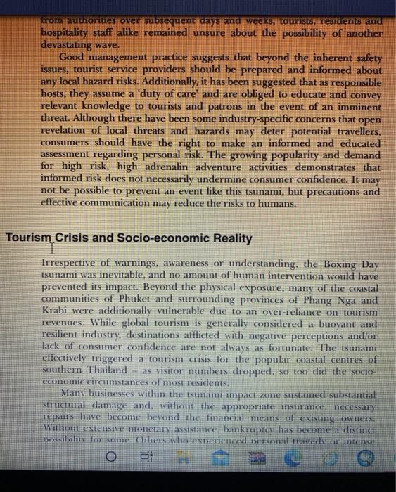 Write a reflective summary of the case study,