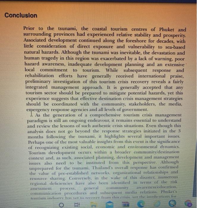 Write a reflective summary of the case study,