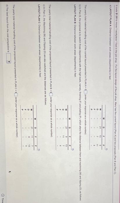 Options for question D are: plan A, plan B, plan