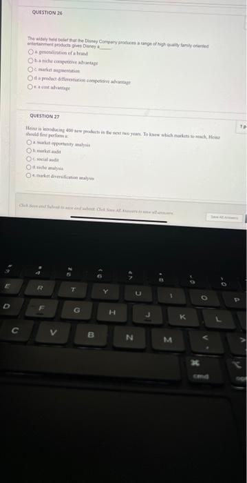 pls help QUESTION 26 The widely delete they come