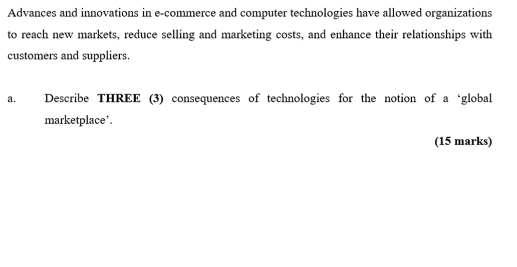 Advances and innovations in e-commerce and