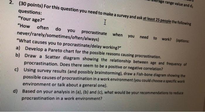 tage range value and dz to 2. (30 points) For