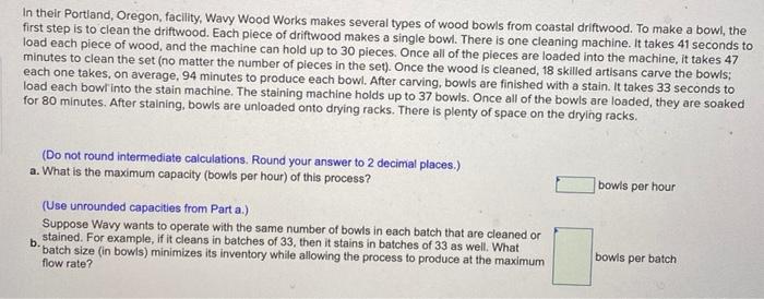 In their Portland, Oregon, facility, Wavy Wood