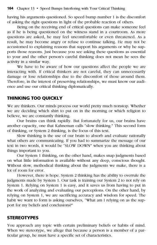 Your most important learning from Chapter 13 of