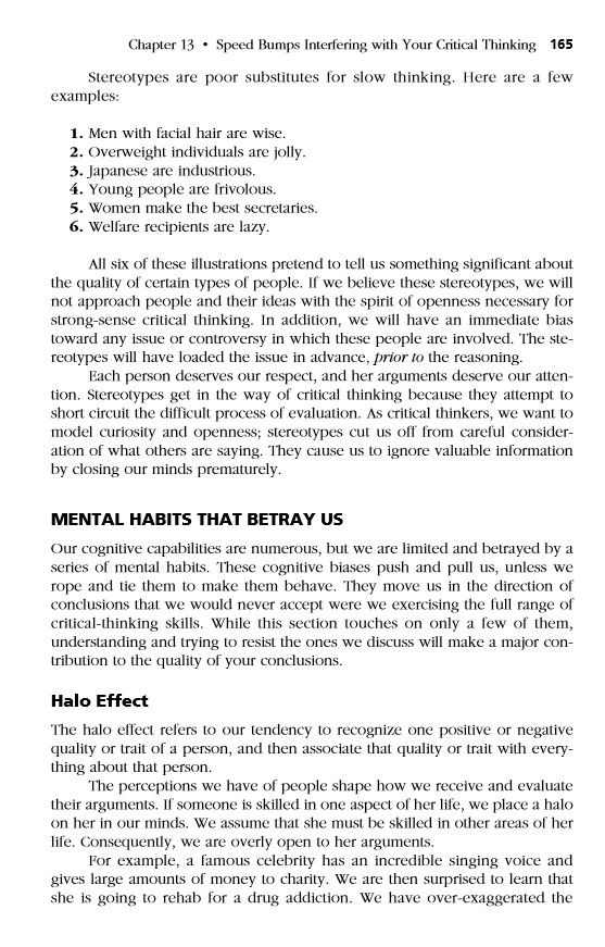 Your most important learning from Chapter 13 of