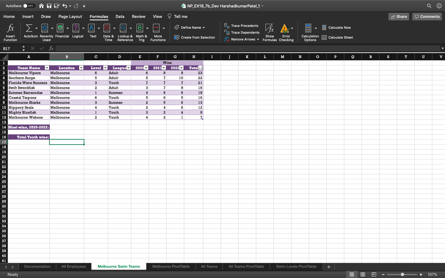 AutoSave OFF THE S 5 = Home Insert Draw Page