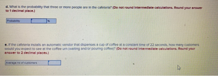 Problem 7-19 (Algo) A cafeteria serving line has