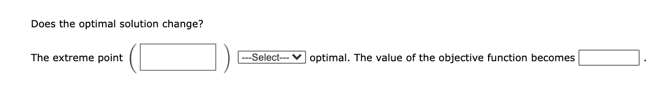 Consider the following linear program. Min 8X +