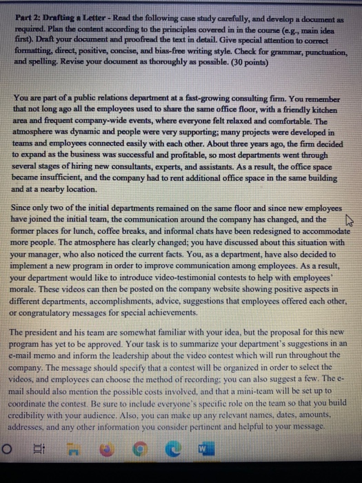 Instructor: Date: Part 1: Revision - Read the