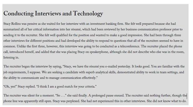 What could the recruiters objective be for posing