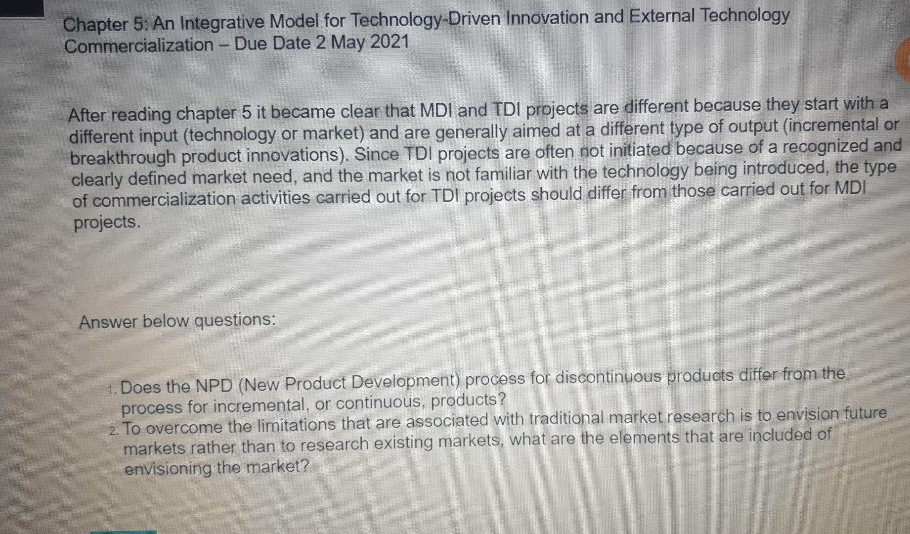 Chapter 5: An Integrative Model for