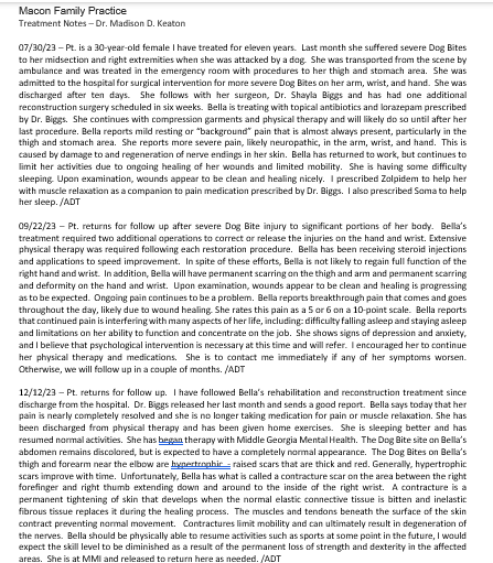 Draft a summary based on the following client