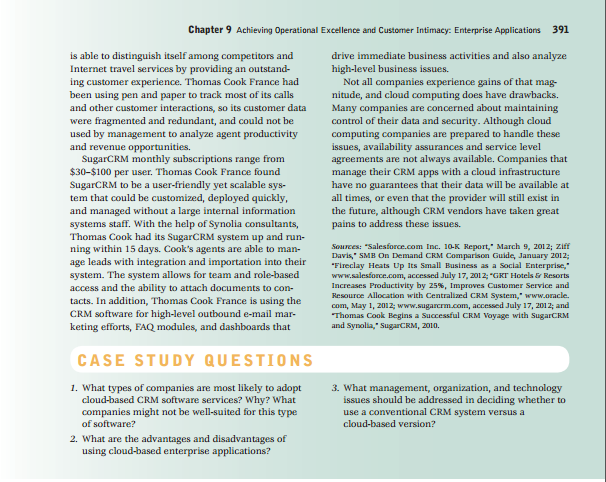 390 Part Three Key System Applications for the