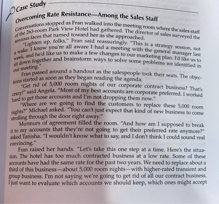 please answer only question 1 Case Study