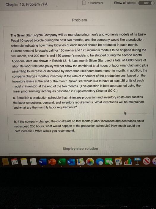 Chapter 13, Problem 7PA 1 Bookmark Show all