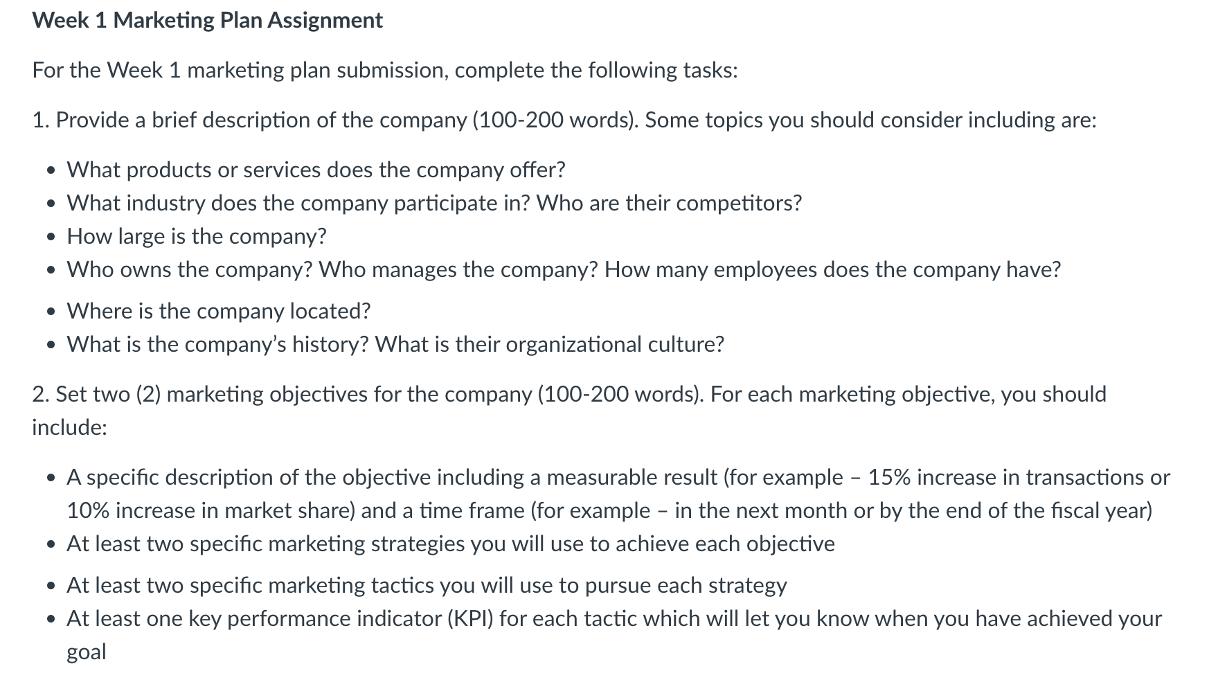 Please help me with creating a functional company