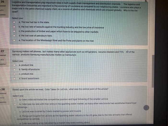 any help? . 14 Which item below contained the