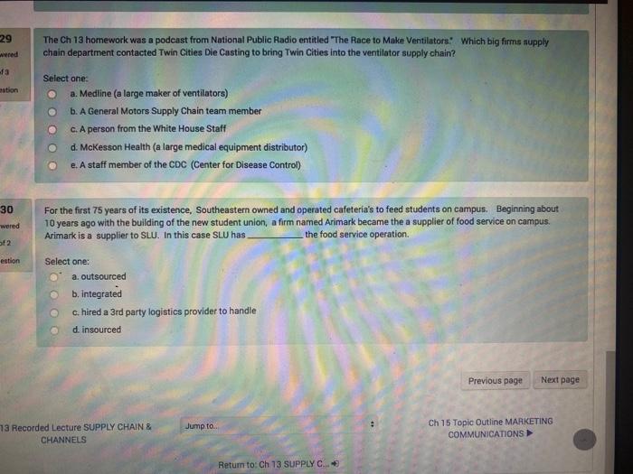 any help? . 14 Which item below contained the