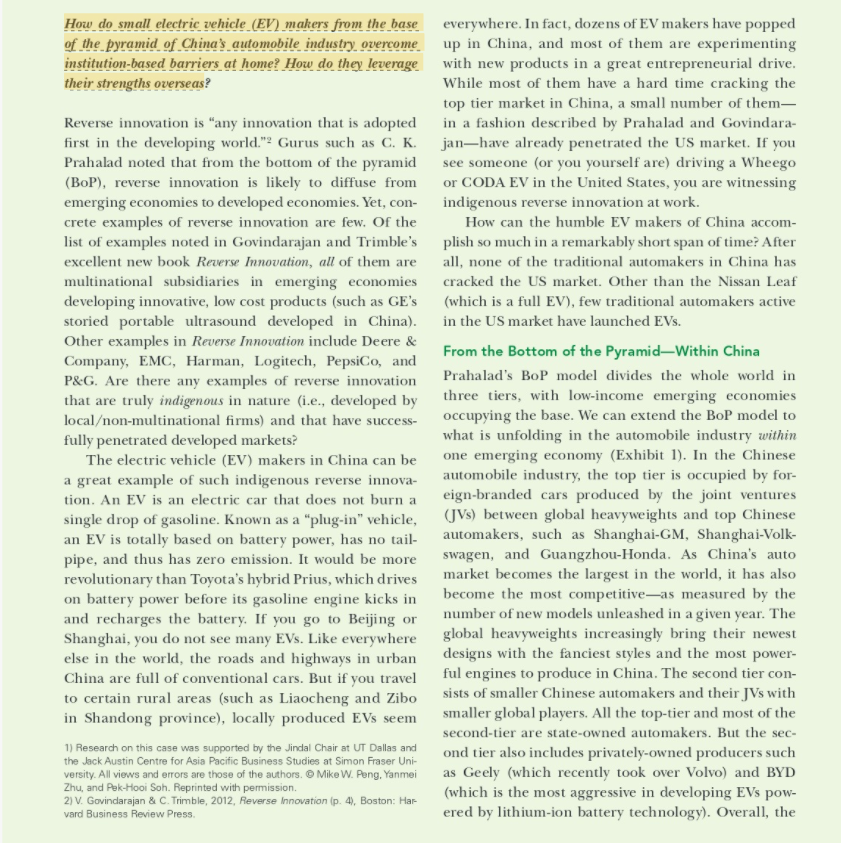 How do small electric vehicle (EV) makers from