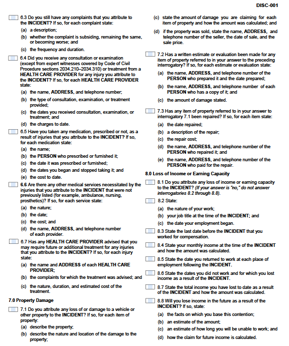 Some checkboxes here already. You represent the