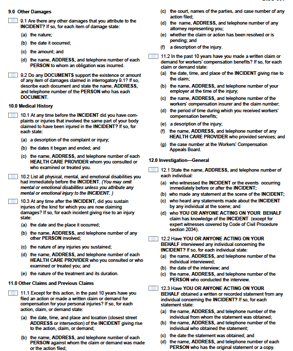 Some checkboxes here already. You represent the