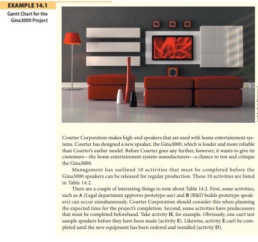 7. For this question, consider the Gina 3000