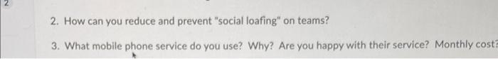 2. How can you reduce and prevent "social
