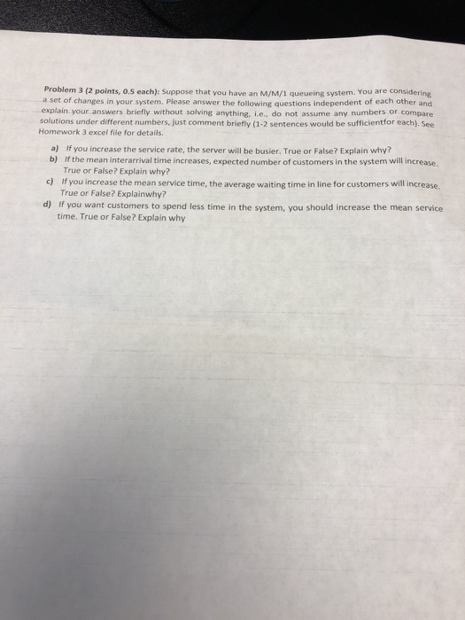 HULE. TS is all Ividual assignment. Problem 1 (5