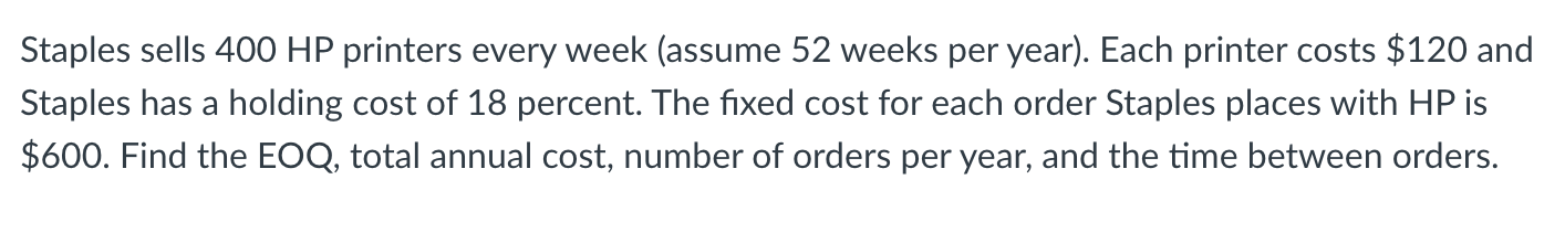 Please answer in Excel format showing formulas in